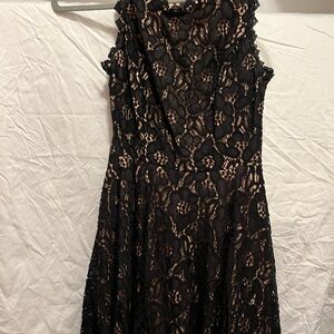 Elegant Black Lace Dress